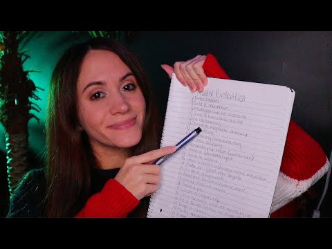 ASMR / 50 Things To Do This Winter/Holiday Season (whispering)