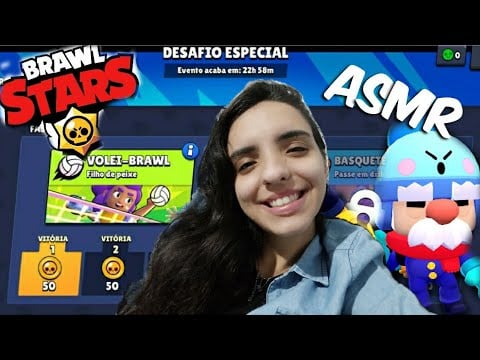 ASMR - JOGANDO O DESAFIO ESPECIAL - BRAWL STARS - MODOS NOVOS!