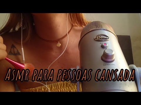 asmr || sons de boca e pincel na tela ( com sons de chuva)🥱💤🤎