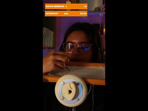 asmr ao vivo | aposto que você vai dormir rapidinho aqui