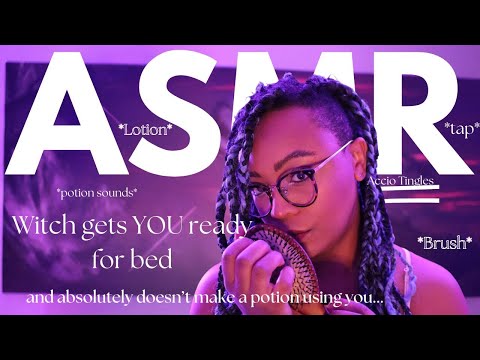 Unveiling the Sinister ASMR Witch's Bedtime Prep | Stay Alert!