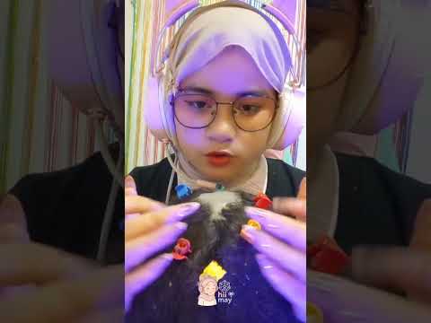 ASMR CARI KUTU KAMUU, DI RAMBUT KAMU YANG KUSUT DAN BOTAK 🪲🐞 #asmrvideo #asmr