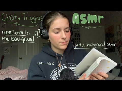 Chat and triggers pt.1🌟 | Super tingly background whispers and triggers