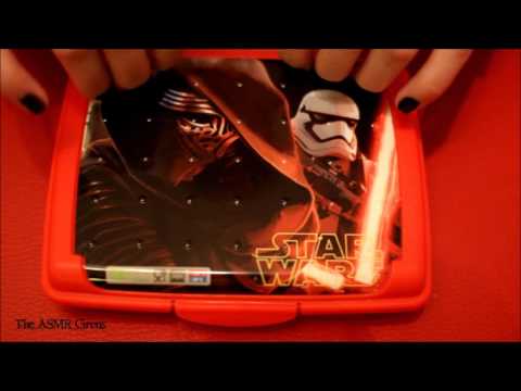 ASMR Fast Tapping on Lunchbox . Raw Camera Audio . No Talking