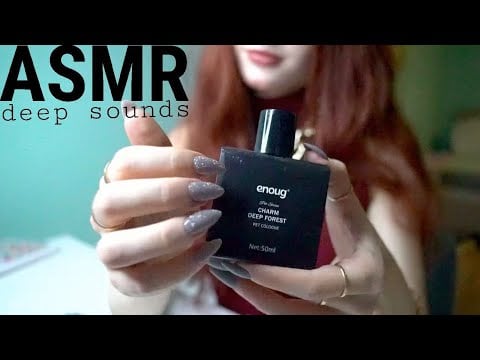 ASMR fast intensive perfume scratching & tapping sounds