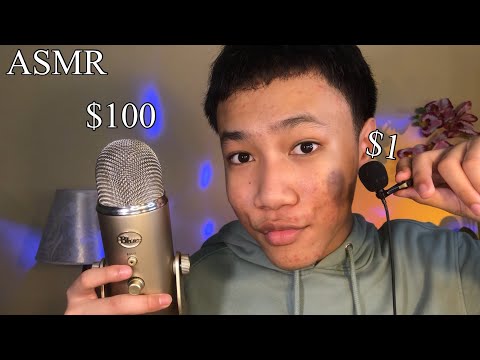 ASMR- $1 VS $100 Microphone