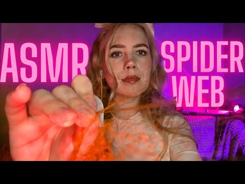 ASMR spiderweb 🕸️ | mouth sounds | #asmrminuha #asmr 