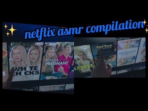 ASMR Netflix TV Tracing Fan fav (compilation)