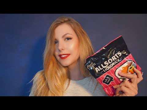 ASMR Eating CANDY (Licking, Mouth Sounds)