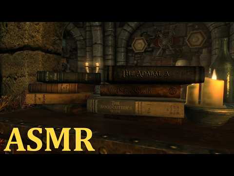 [ASMR] Reading More Stories from Skyrim | (reading, whispers, lore)