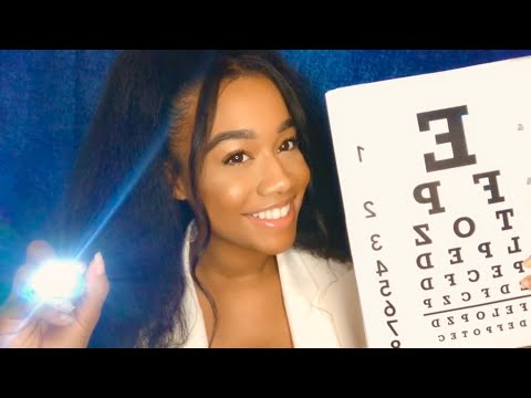 [ASMR] Eye Exam Role-play(Medical Role-play)(Follow the Light)