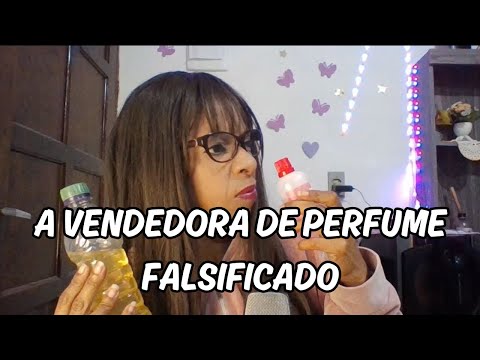 TE VENDENDO PERFUME BARATO #asmr #humor  #asmrroleplay