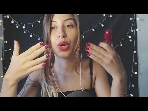 🇮🇹ASMR ITA• MI METTO LO SMALTO 💅, whispering  Tuctuc puff puff #relax