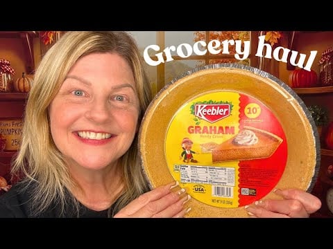 ASMR Grocery Haul Featuring New Items & Tingly Tapping with Long Nails 😍💕🍁