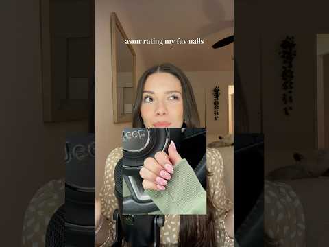 ASMR RATING MY FAV NAIL SETS I’VE EVER HAD #nails #asmr #whispering