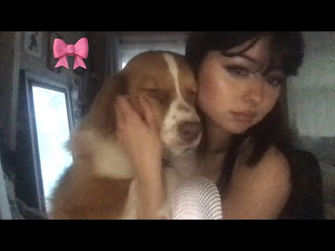 asmr with my dog (kinda)