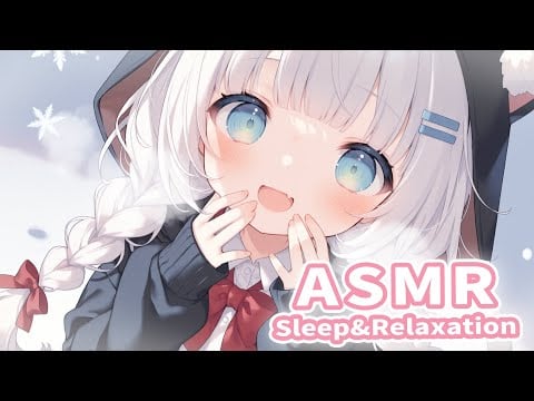 ASMR Oil Ear Cupping for Sleep 💙 (Ear Massage, Ear Eating, Ear Blowing, 耳塞ぎ, 耳ふぅ)