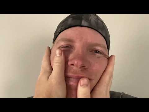 ASMR | Giving Myself a Face Massage