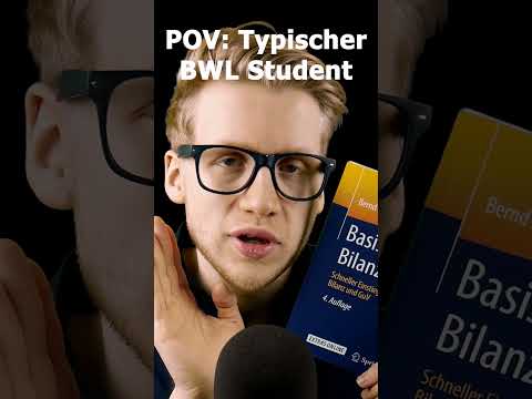 ASMR - POV: Typischer BWL-STUDENT #shorts #asmr #roleplay #deutscheasmr