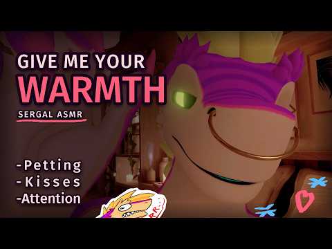 Stealing your warmth (Attention & kisses) [Furry ASMR] [Sergal ASMR]
