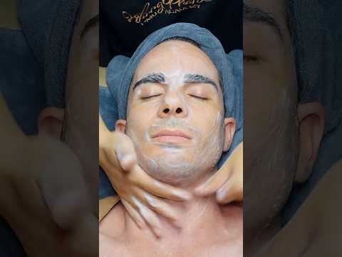 ASMR: Face Massage for Glowing Skin & Acne Removal Treatment #shorts