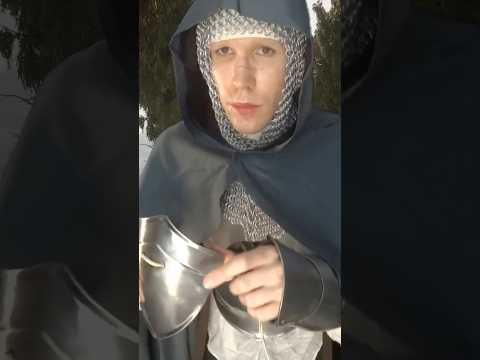 Dressing you in armour ASMR 🛡️ #shorts