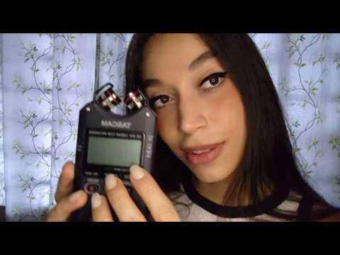 [ASMR] Tapping e Scratching no Tascam