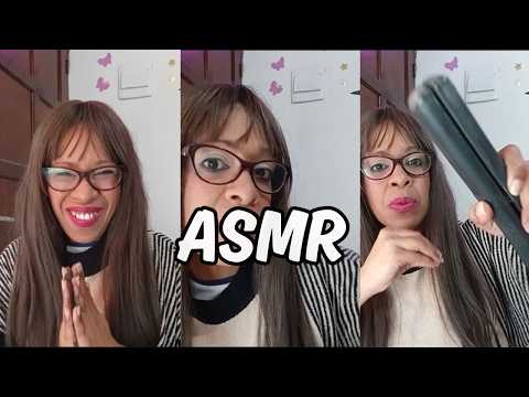 VOCÊ FEZ PERMANENTE BARATO NOS SEUS CABELOS #asmr #asmrroleplay #asmrbr