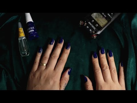 ASMR Fazendo as Unhas & Conversando (Copa do mundo e futebol) 🇧🇷