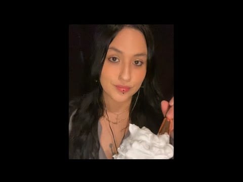 Asmr Shaving Cream On Mic 🧠😴✨#asmrfyp #asmrtingles #asmrcommunity #asmrsounds 