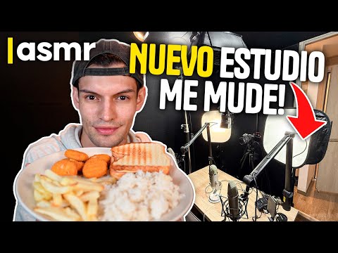 ASMR Storytime & Mukbang 🍽️ ¡Comiendo y Revelando Mi Nuevo Estudio!