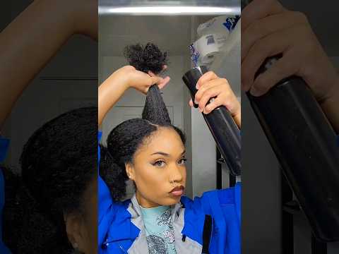 watch me do my hair 🫣😲 #shorts #hair