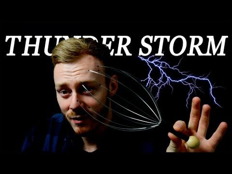 Older Brother Calms you Down through Thunder Storm⚡ | ASMR - Ambient Thunder -  Scalp Massage