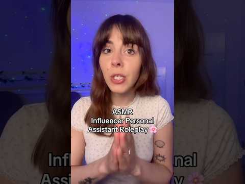ASMR Influencer Personal Assistant Roleplay 🎀 #asmr #asmrvideo #asmrroleplay #asmrshorts #shorts