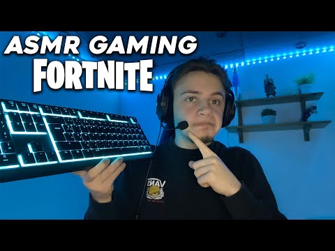 ASMR Fortnite - Je test un nouveau micro ! (chuchotement + bruit de clavier)