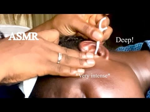 ASMR✨DEEP INTENSIVE EAR CLEANING + SATISFYING GUM CRACKS
