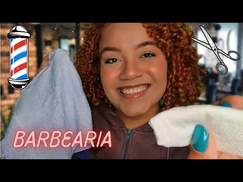 ASMR BARBEARIA RELAXANTE | Roleplay Barbearia 💈🪒