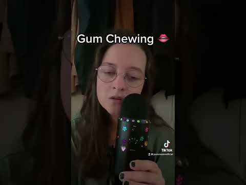 Gum Chewing 👄 #shorts #shortsvideo #asmr