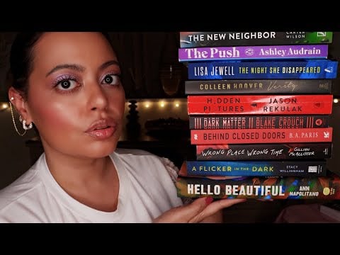 ASMR| TINGLY BOOK HAUL - To Be Read List 📚 Book Tapping, Rubbing, Tracing & Page Flipping Triggers