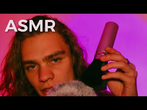 ASMR Ear to Ear Brushing and Whispers