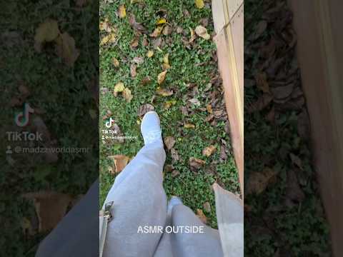 Outside ASMR #asmrvideos #outdoors #asmrsounds #fall #relax #fypp #fypシ゚ #fypp #foryourpage #asmr