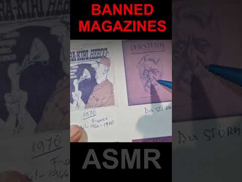 Banned Magazines Around the World  #asmrsoftspoken #asmrfacts #asmrvideos