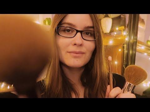 ASMR Face Brushing for Relaxation + Sleep