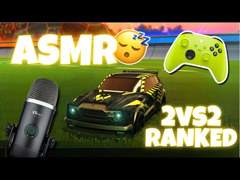 ASMR Français • CHUCHOTEMENT ET BRUIT DE MANETTE EN RANKED 2vs2 SUR ROCKET LEAGUE 😴