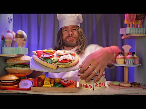 ASMR | Welcome to the Sandwich, Pizza, Burger & Cake Shop