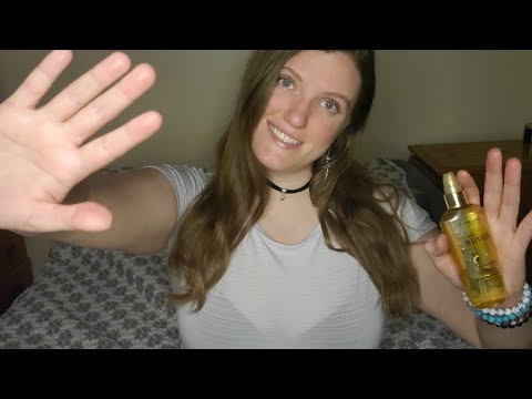 [ASMR] Head, Shoulder & Hand Massage, and Reiki Roleplay (scissors, clothing sounds, bracelets)