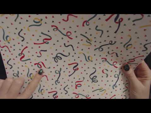 ASMR ~ Scrapbooking Paper Variety Show & Tell (Whisper)