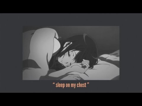 asmr Sleeping on your girlfriend’s chest [heartbeat] [2 hours] [soft breathing]