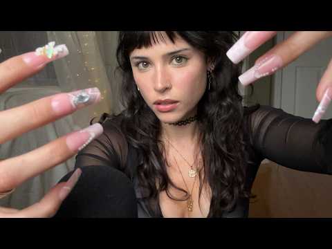ASMR Intense Hand Sounds & Gum Chewing ♡ Mouth Sounds + Hand Movements (With Rings)