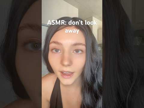 keep looking at me 🤍 #asmr #eyecontact #softvoice #whisperasmr #tingles #girlfriendasmr #relaxation